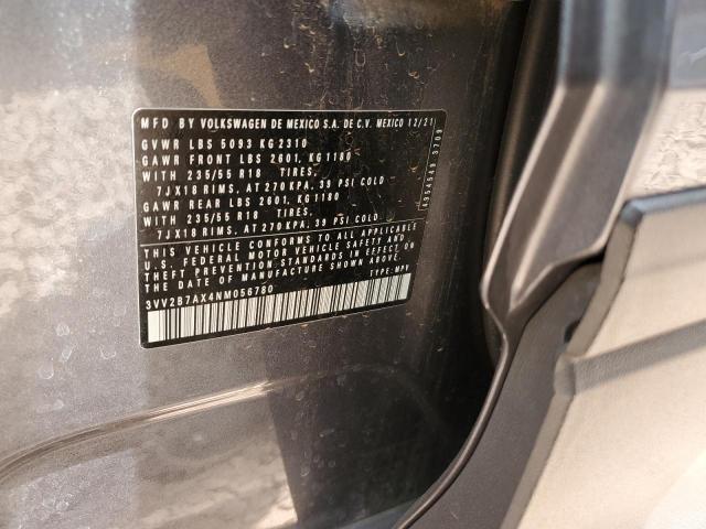 3VV2B7AX4NM056780 Volkswagen Tiguan