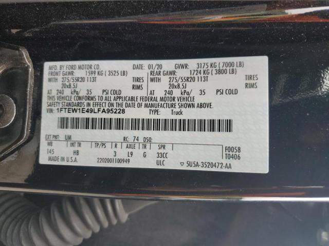 1FTEW1E49LFA95228 Ford F150 SUPER
