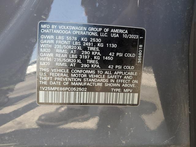 1V25MPE86PC052502 Volkswagen 2023