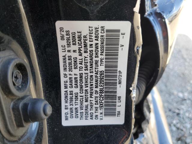 19XFC2F88LE209265 Honda CIVIC SPOR