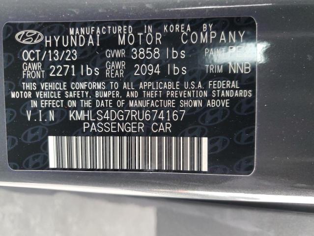 KMHLS4DG7RU674167 Hyundai mpi nu pe