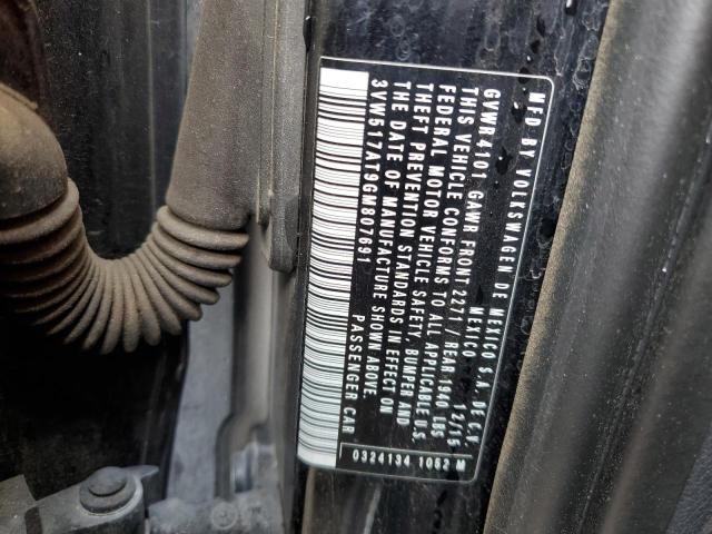 3VW517AT9GM807691 Volkswagen 2016