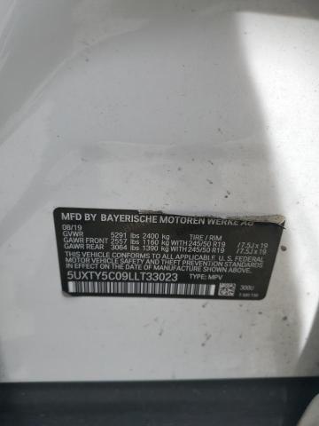 5UXTY5C09LLT33023 BMW X3 XDRIVE3