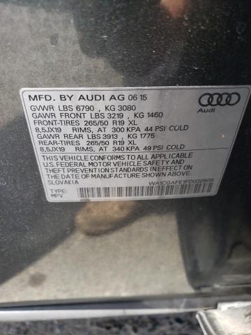 WA1CGAFE1FD030508 Audi Q7 PREMIUM