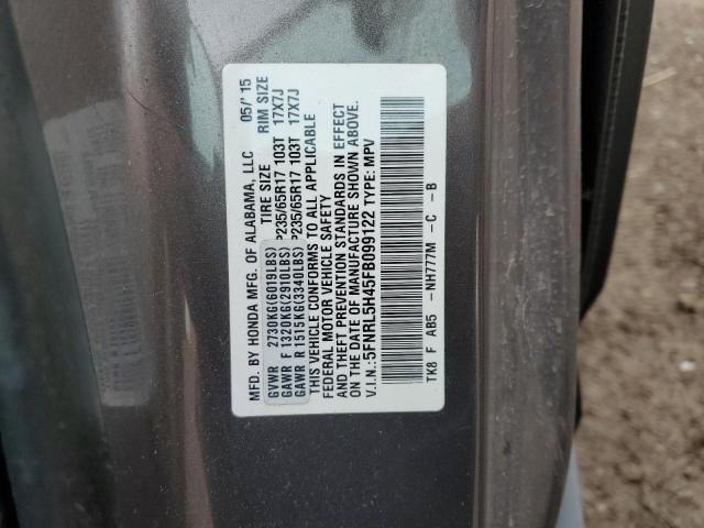 5FNRL5H45FB099122 Honda ODYSSEY EX