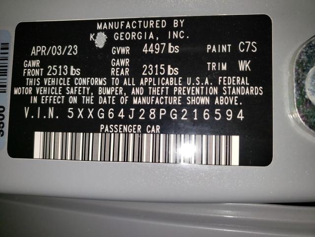 5XXG64J28PG216594 KIA t-gdi gamma ii