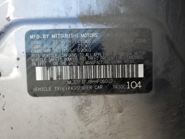 ML32F3FJ9HHF06017 Mitsubishi 2017