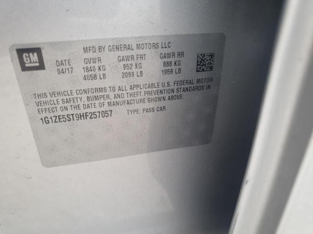 1G1ZE5ST9HF257057 Chevrolet MALIBU LT