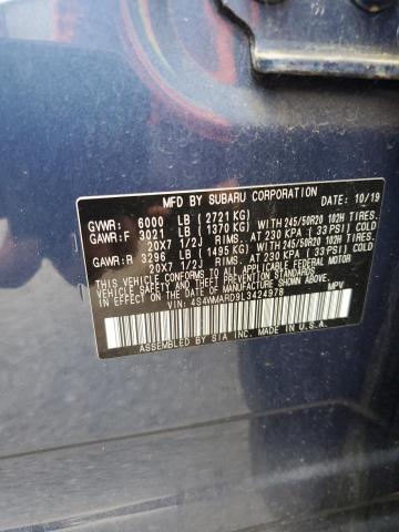 4S4WMARD9L3424978 Subaru ASCENT TOU