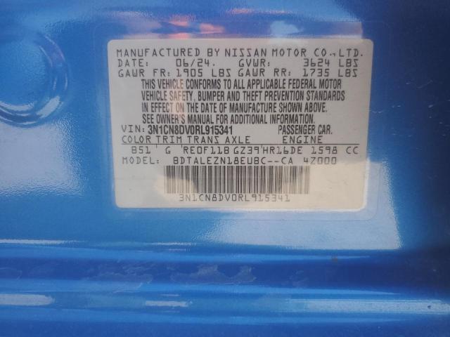 3N1CN8DV0RL915341 Nissan 2024