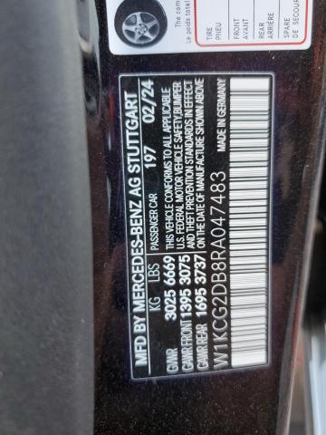 W1KCG2DB8RA047483 Mercedes-Benz ed
