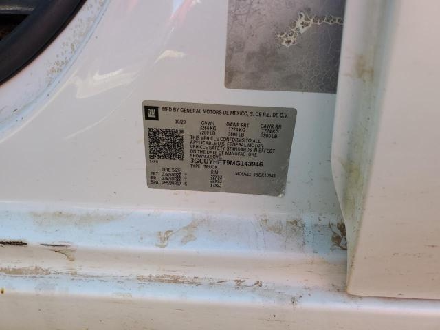 3GCUYHET9MG143946 Chevrolet Silverado