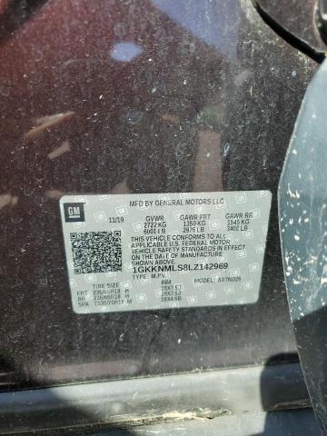 1GKKNMLS8LZ142969 GMC ACADIA SLT