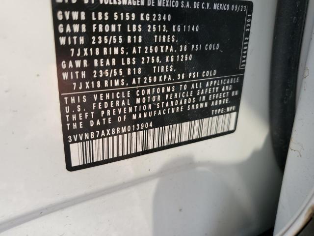 3VVNB7AX8RM013904 Volkswagen TIGUAN SE