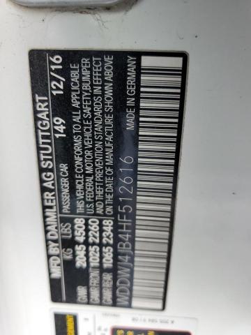 WDDWJ4JB4HF512616 Mercedes-Benz m274