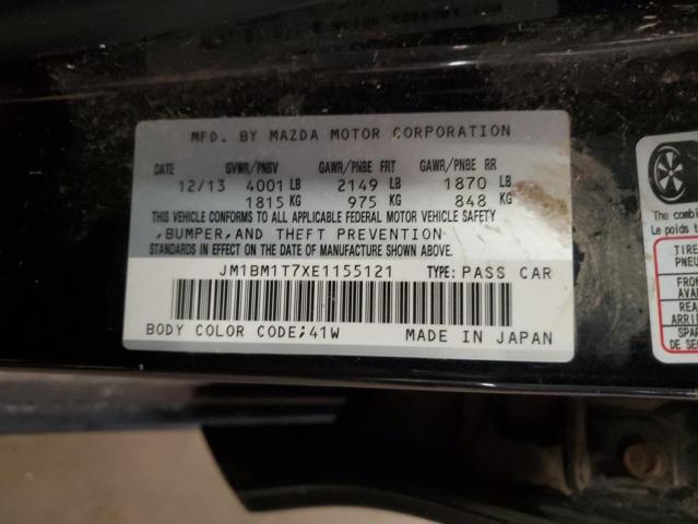 JM1BM1T7XE1155121 Mazda 3 SV