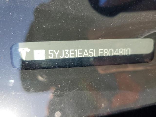 5YJ3E1EA5LF804810 Tesla 2020