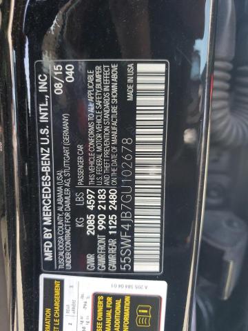 55SWF4JB7GU102678 Mercedes-Benz C 300