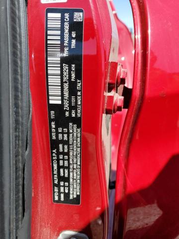 ZARFAMBN9L7626297 Alfa Romeo giulia (952)