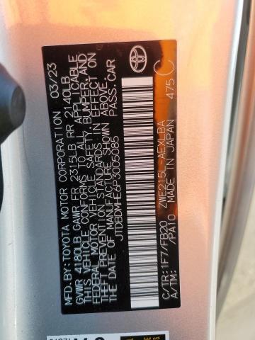 JTDBDMHE6P3005085 Toyota 2zr-fxe, 1vm+1wm