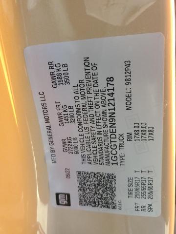 1GCGTDEN9N1214178 Chevrolet COLORADO Z