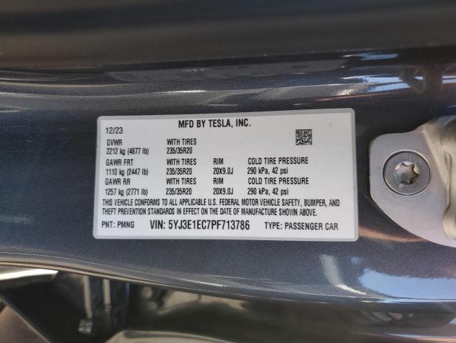 5YJ3E1EC7PF713786 Tesla 2023