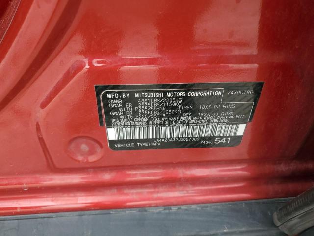 JA4AZ3A32JZ057389 Mitsubishi Outlander