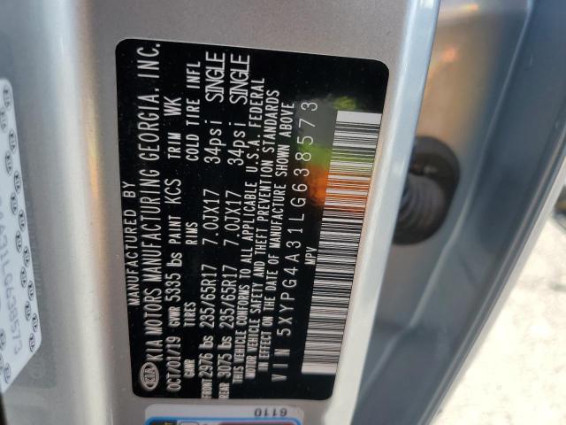5XYPG4A31LG638573 KIA gdi theta-ii