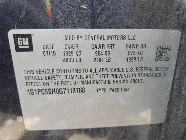 1G1PC5SH0G7113768 Chevrolet CRUZE LIMI