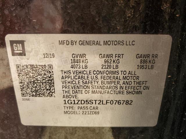 1G1ZD5ST2LF076782 Chevrolet lfv - direct injection, variable valve timing, gen 1
