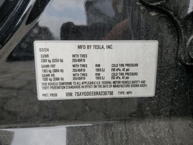 7SAYGDEE8RA238798 Tesla 2024