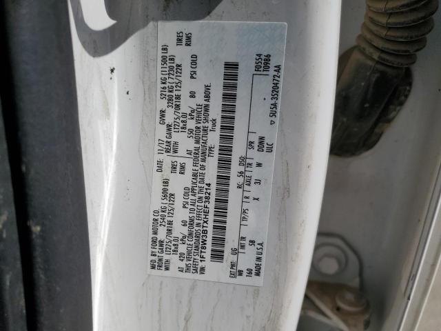 1FT8W3BTXHEF38214 Ford F350 SUPER