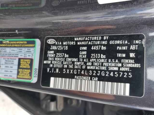 5XXGT4L32JG245725 KIA Optima Lx