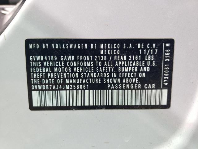 3VWDB7AJ4JM258061 Volkswagen JETTA SE
