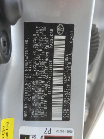4T1BF1FKXGU598926 Toyota CAMRY LE