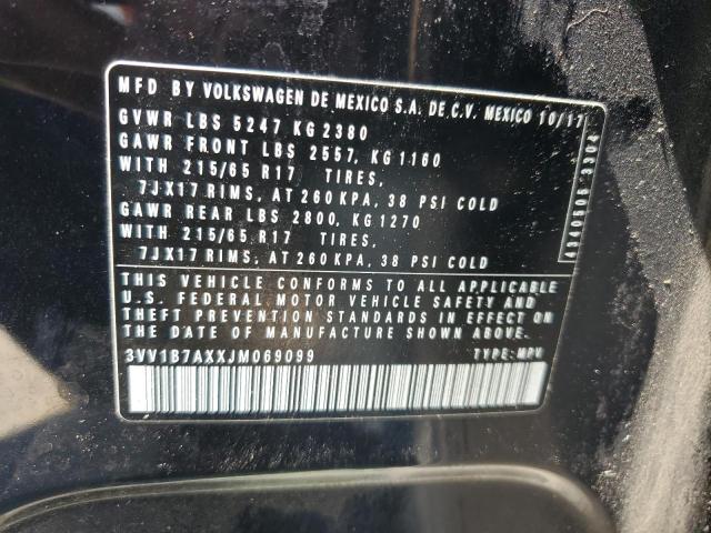 3VV1B7AXXJM069099 Volkswagen 2018