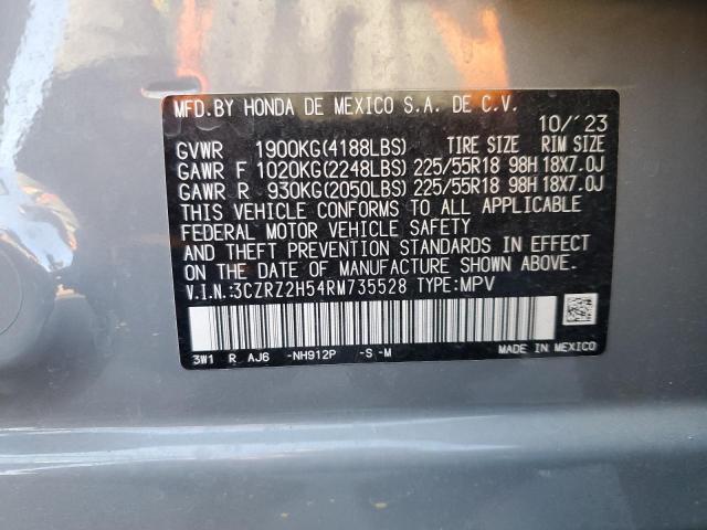 3CZRZ2H54RM735528 Honda k20z5