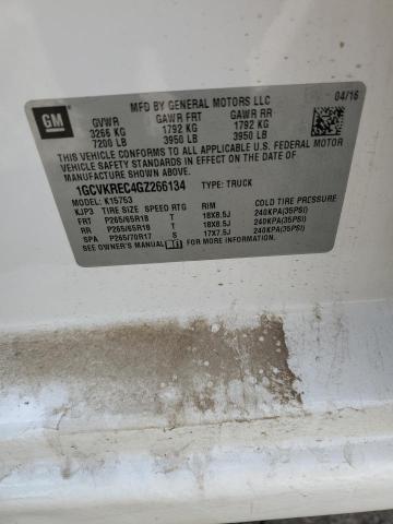 1GCVKREC4GZ266134 Chevrolet l83 - sidi, vvt, afm, e85 max, aluminum