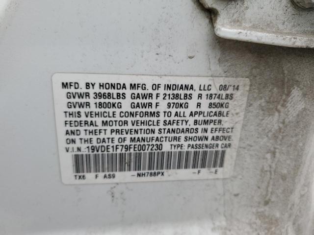 19VDE1F79FE007230 Acura ILX 20 TEC