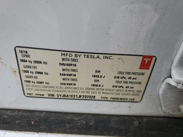5YJSA1E21JF297028 Tesla MODEL S