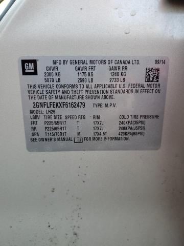 2GNFLFEKXF6162479 Chevrolet EQUINOX LT