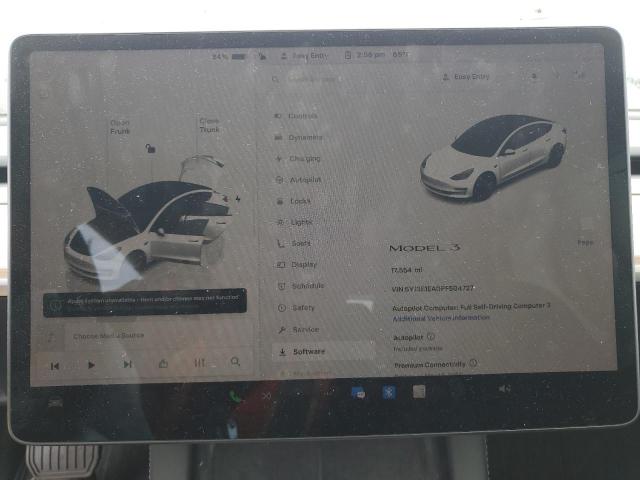 5YJ3E1EA0PF504727 Tesla MODEL 3