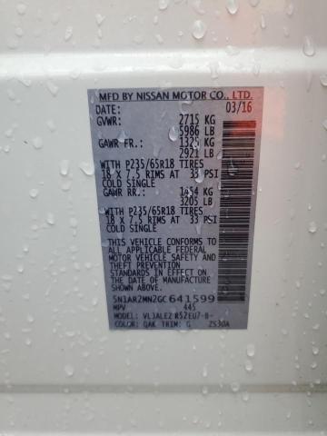 5N1AR2MN2GC641599 Nissan 2016
