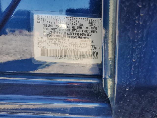 3N1AB7AP8HY326510 Nissan 2017