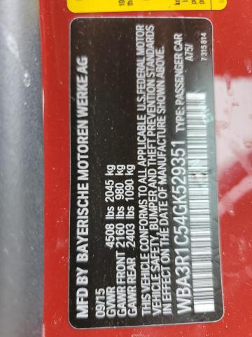 WBA3R1C54GK529351 BMW 2016