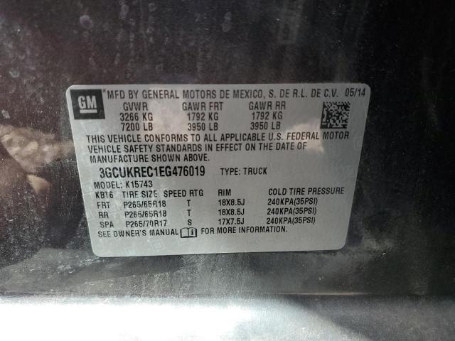 3GCUKREC1EG476019 Chevrolet Silverado