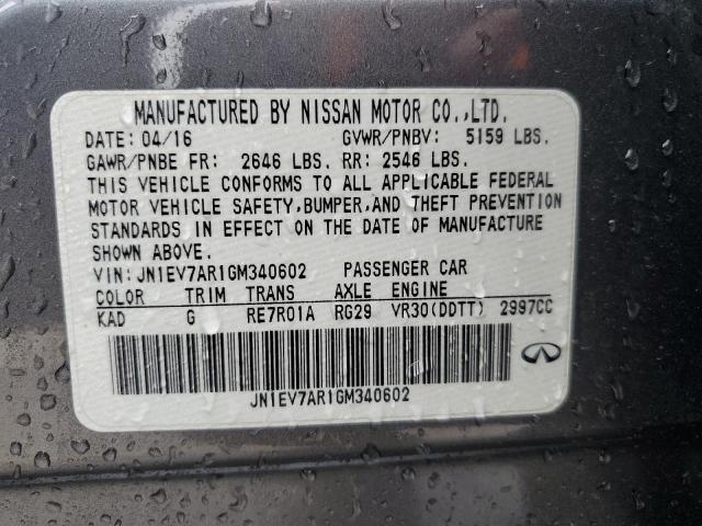 JN1EV7AR1GM340602 Infiniti Q50