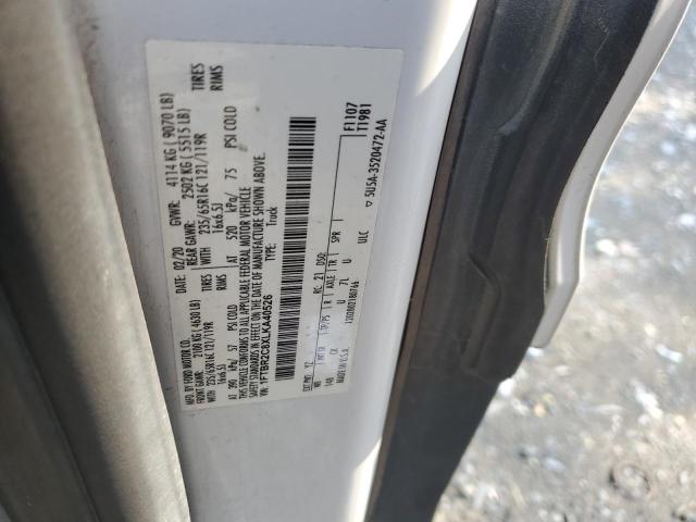 1FTBR2C8XLKA40526 Ford 3.5l v6 cyclone