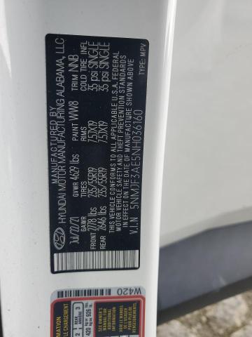 5NMJF3AE5NH036160 Hyundai gdi theta iii