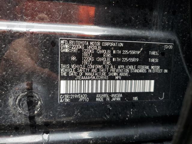 JTEAAAAH5MJ028593 Toyota VENZA LE